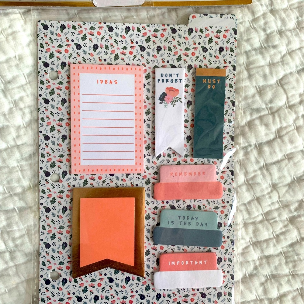 Mini Planning Page Flags & Sticky Notes - Picture 2 of 2